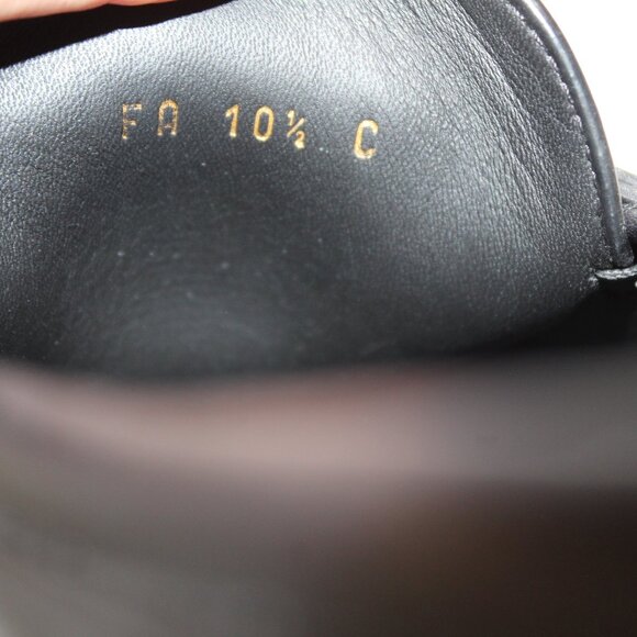 NWOB Ferragamo Gancini-Plaque Logo Buckle Maryan Loafers Slip On Flats 10.5 - Picture 7 of 8